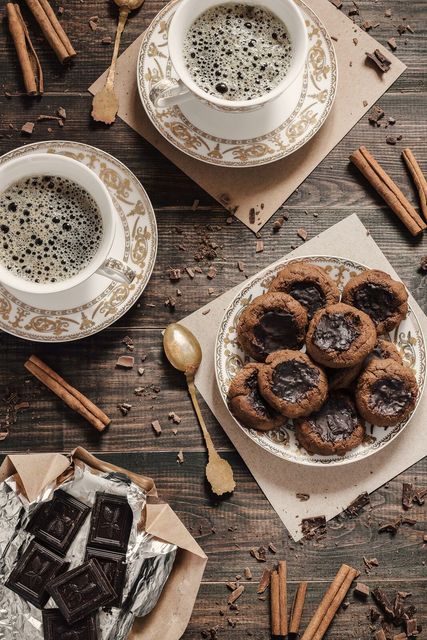 Stimmung: Morgens im Café